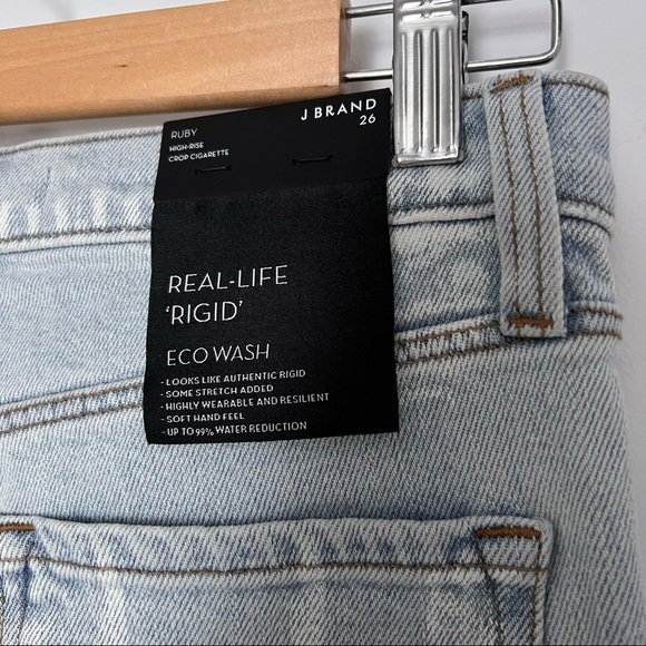 J Brand high rise crop cigarette jeans size 26 - Picture 10 of 12
